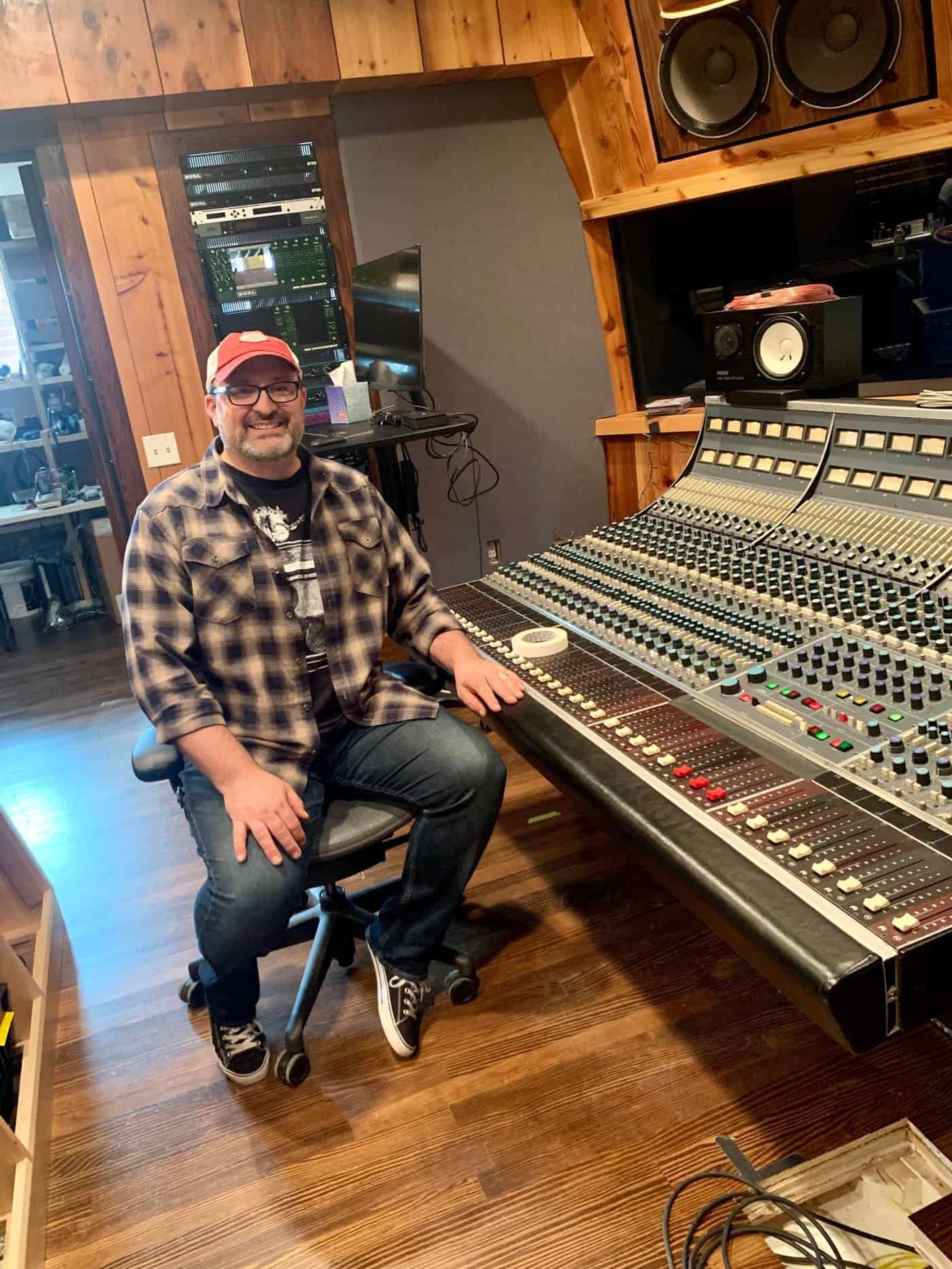 I'm all smiles to be sitting at the same board Bob Dylan is pictured at on his