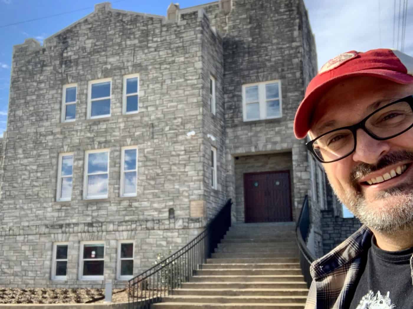 Snapshot from my visit to the Church Studio in December 2021.